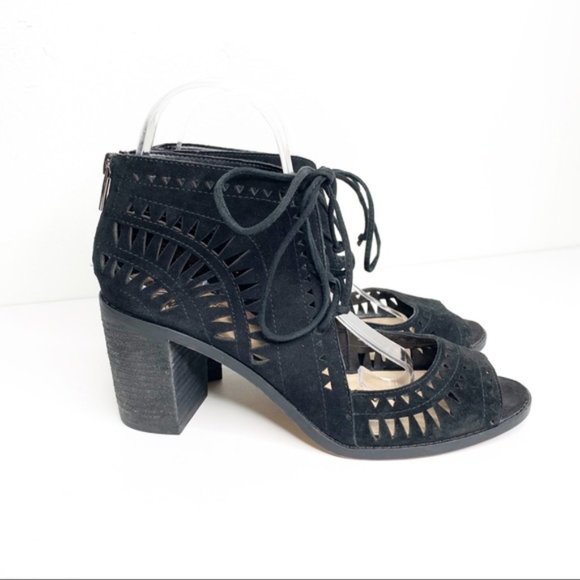 Vince Camuto Shoes - Vince Camuto Tarita Cutout Lace Up Sandals